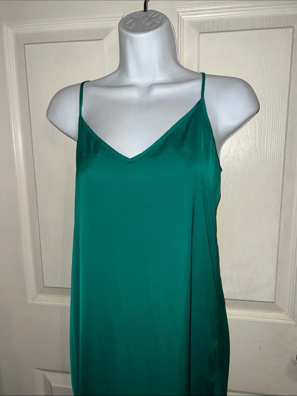 J.Crew Maxi Dress Ruffle Hem Sleeveless Green Size XS